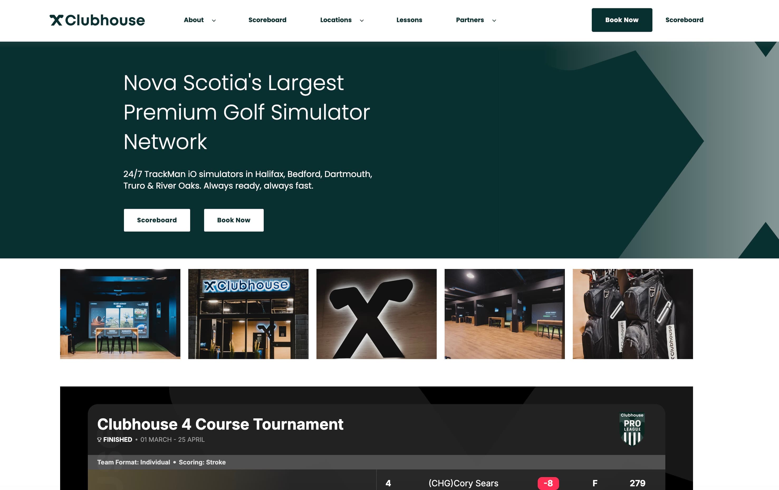 Clubhouse, premium golf simulator network