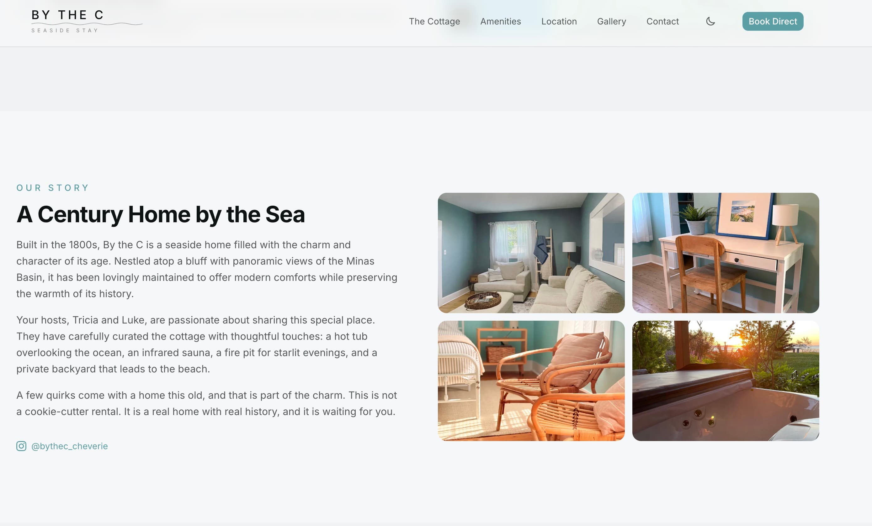 By the C, seaside cottage